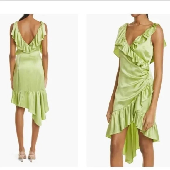 cinq a sept Dresses & Skirts - NEW Cinq à Sept Petunya Silk Ruffle Dress Size 4